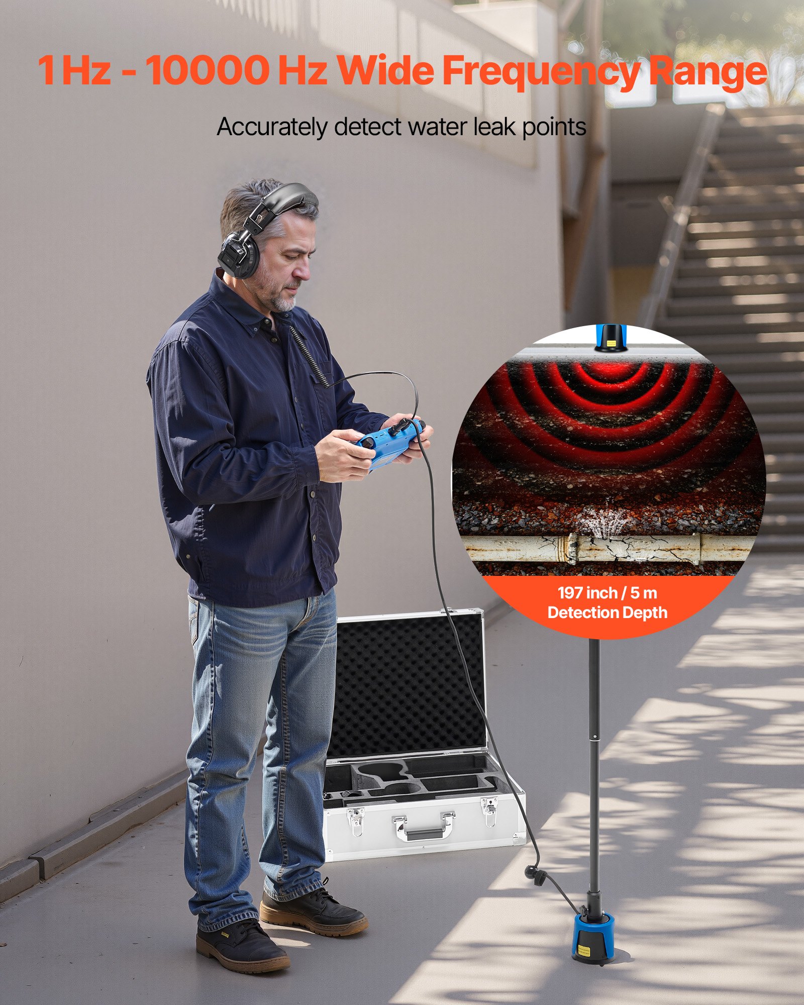 Water Leakage Detection Detector Water Leak Alarm Sensor