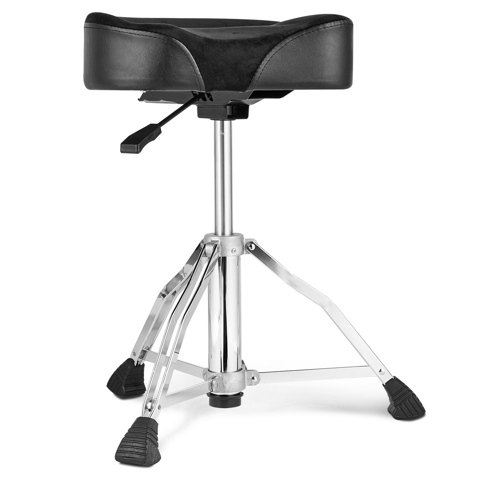 Drummer Stool VEVOR Hydraulic Saddle Drum Throne, 19.3-25.2 in / 490-640 mm Height ...