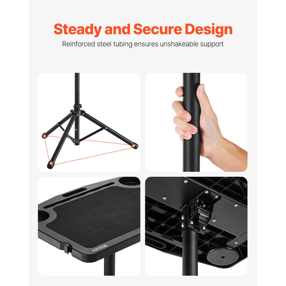 VEVOR Bike Trainer Desk – Foldable Desk for Indoor Workouts