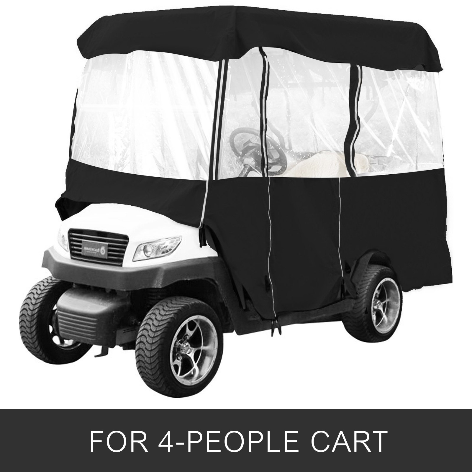 VEVOR Golf Cart Enclosure 86'', 4Person Golf Cart Cover, 4Sided