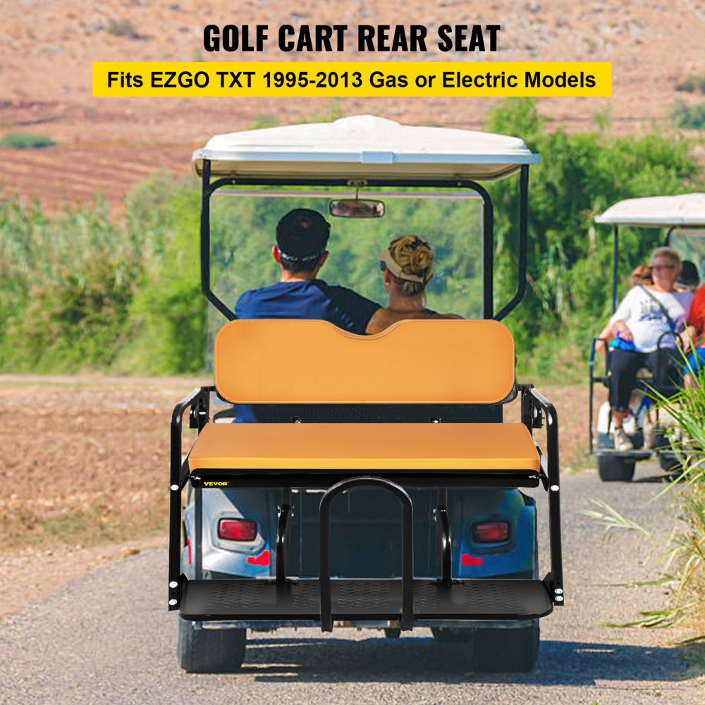 VEVOR Golf Cart Rear Seat, Club Car Rear Seat for EZGO TXT 1995-2013 ...