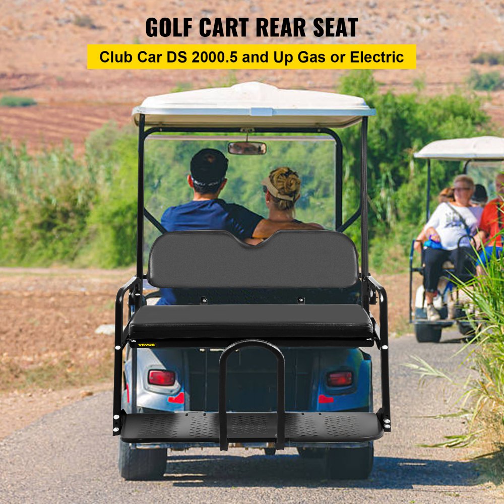 VEVOR Golf Cart Rear Seat, Club Car Rear Seat for Club Car DS 2000.5 ...