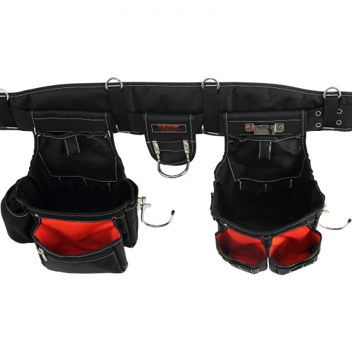 VEVOR Tool Belt with Suspenders 1680D Polyester, 29 Pockets VEVOR Tool Belt with Suspenders 1680D Polyester, 29 Pockets