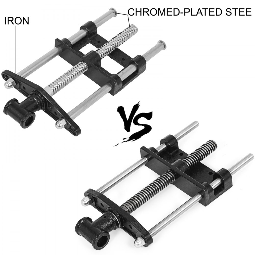 VEVOR Wood Vise 9 Inch Woodworking Vise, HeavyDuty Steel and Cast Iron