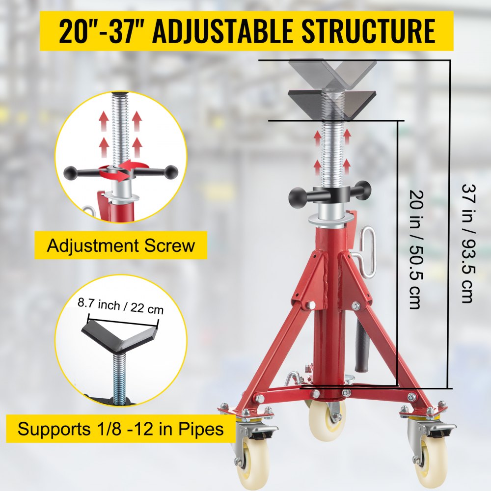 Pipe jack outlet stands