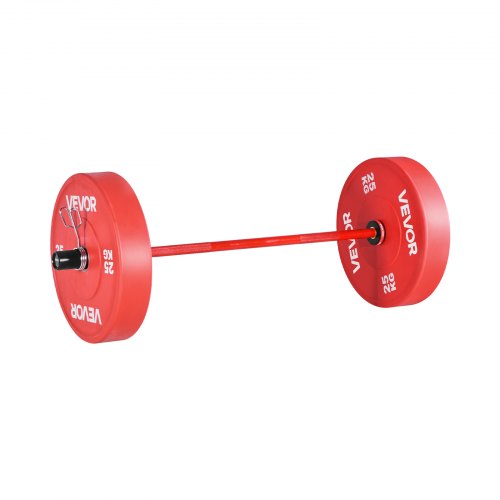 VEVOR 4 Ft Barbell – 500 Lbs Capacity, 2-Inch Plates