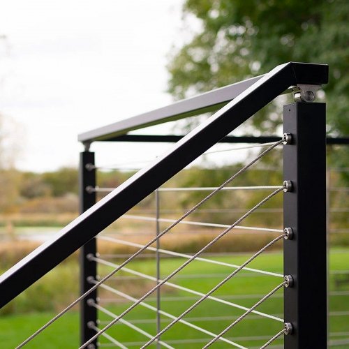 VEVOR T316 Deck Railing Cable, 1/8" Stainless Steel Wire Rope 300 ft ...