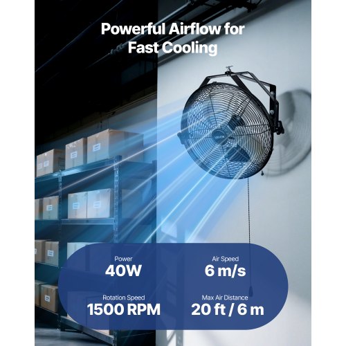 VEVOR 14 Inch Floor Fan 3 Speeds 360° Adjustable Tilt High VEVOR 14 Inch Floor Fan 3 Speeds 360° Adjustable Tilt High