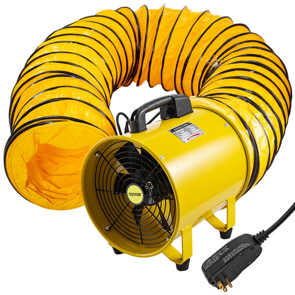 VEVOR Utility Blower Fan, 12 Inches, 550W 1471 & 2295 CFM High Velocity ...