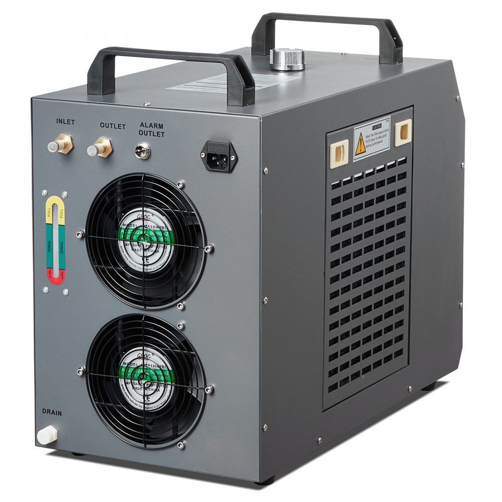 VEVOR Industrial Water Chiller, CW-5200, Industrial Water Cooler ...
