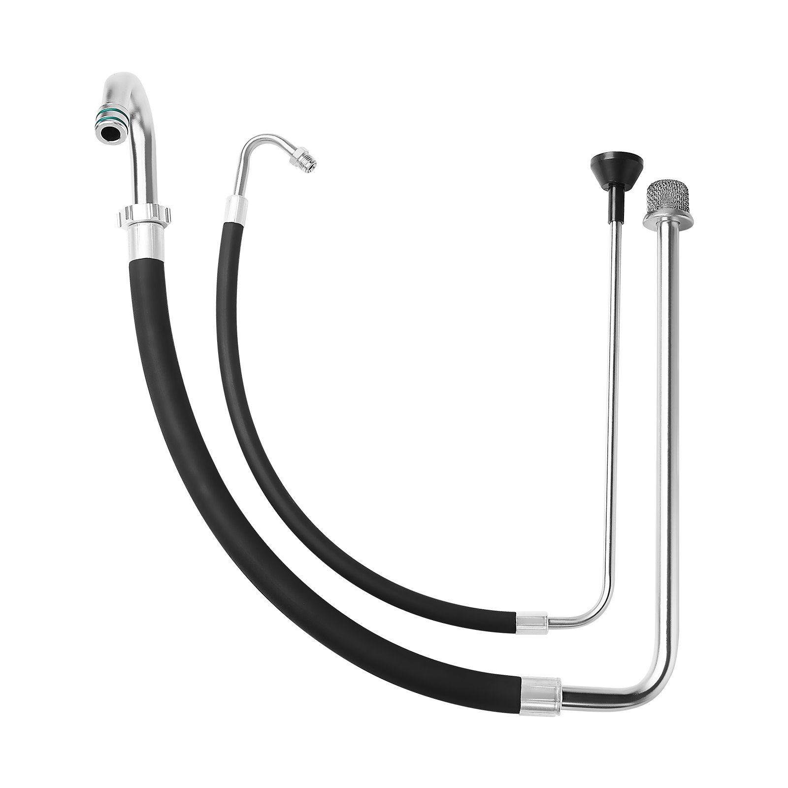 VEVOR Suction Hose Tube and Reflux Line Sets, Aluminum Alloy an Rubber ...
