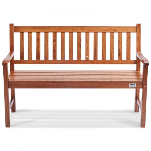 VEVOR Outdoor Bench, 50 inches Wood Garden Bench for Outdoors, Outdoor ...