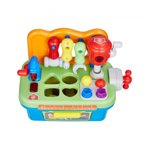 VEVOR Tool Workbench Toy – Musical, 8 Accessories, Age 2+