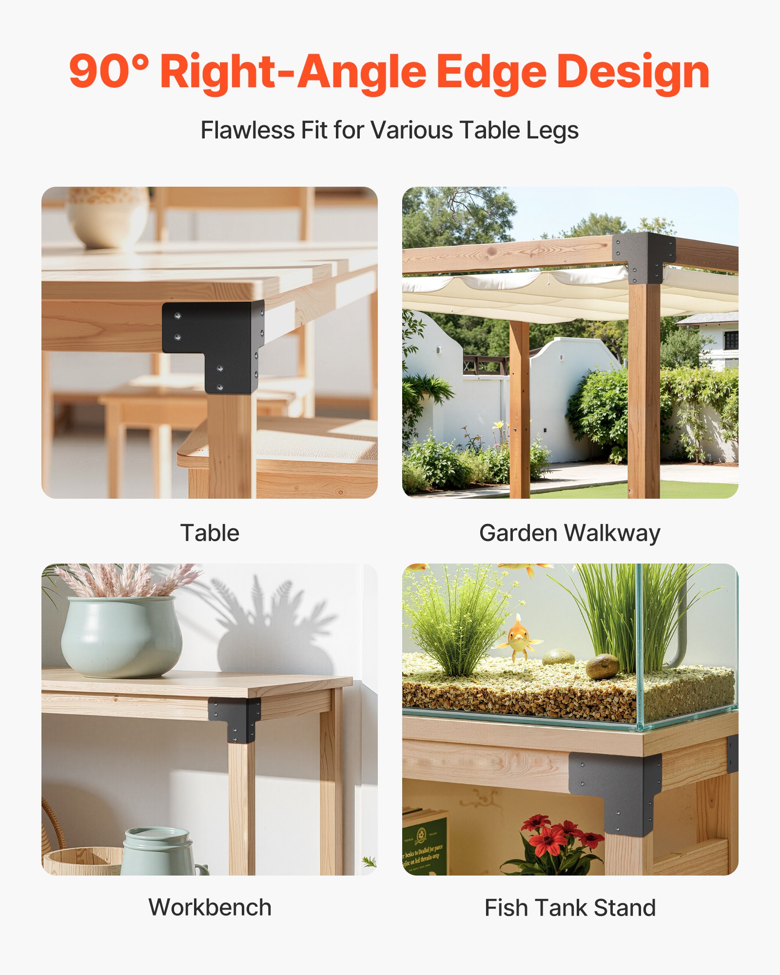 VEVOR Workbench Corner Brackets – 0.16