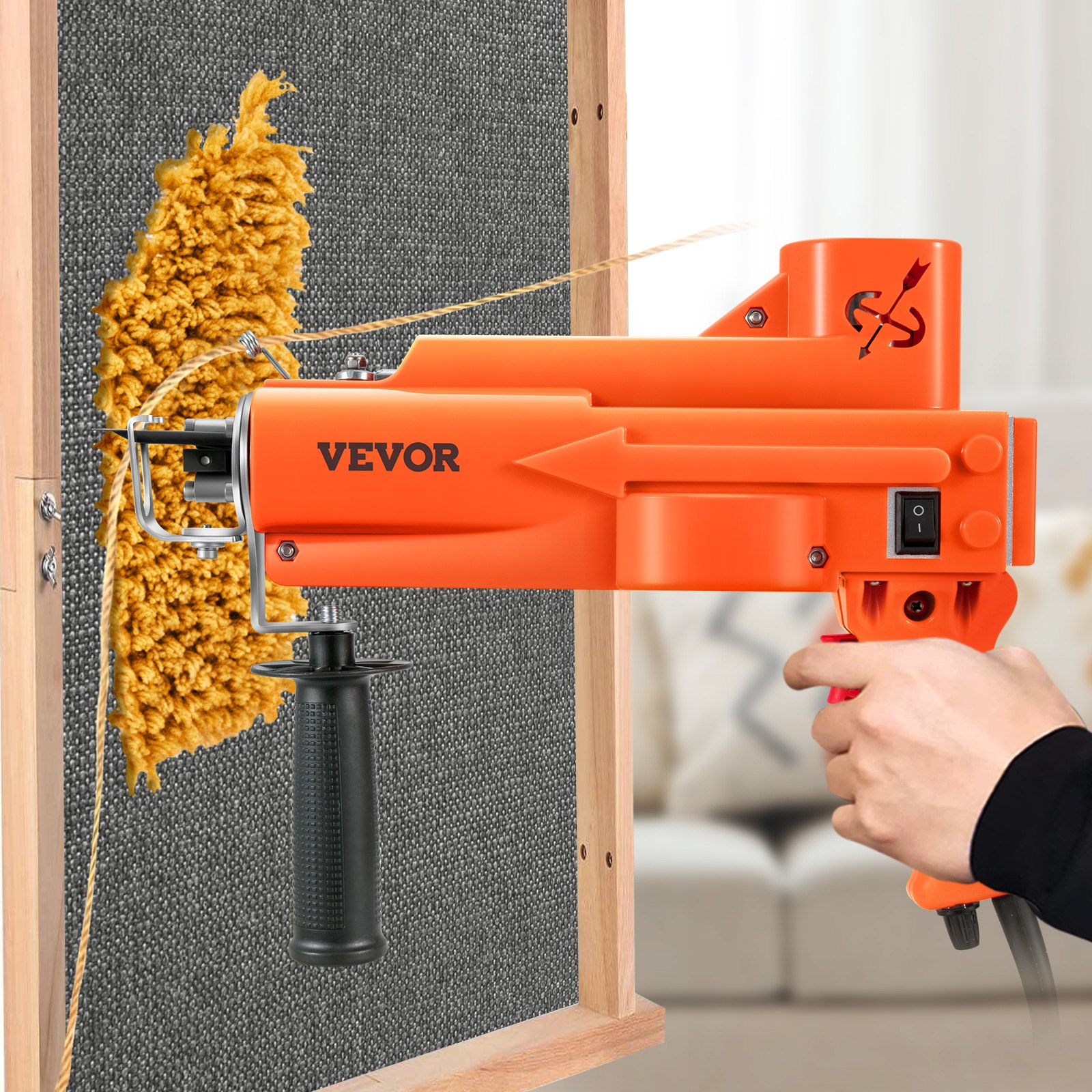 VEVOR Tufting Gun, 2 in 1 Cut & Loop Pile, Electric Carpet Weaving ...
