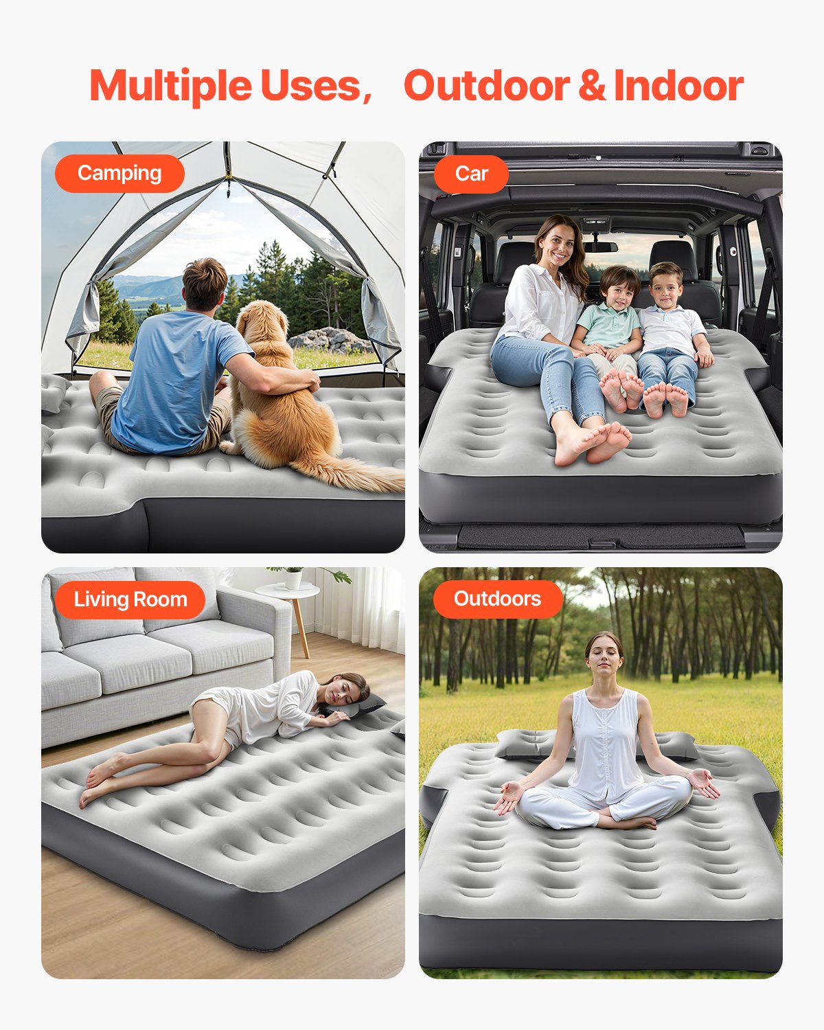 VEVOR Car Air Bed Inflatable Mattress — Travel in Comfort