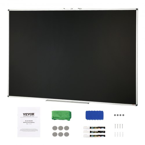 VEVOR Chalk Board, 48 x 72 Inches Large Chalkboard with Aluminum Frame