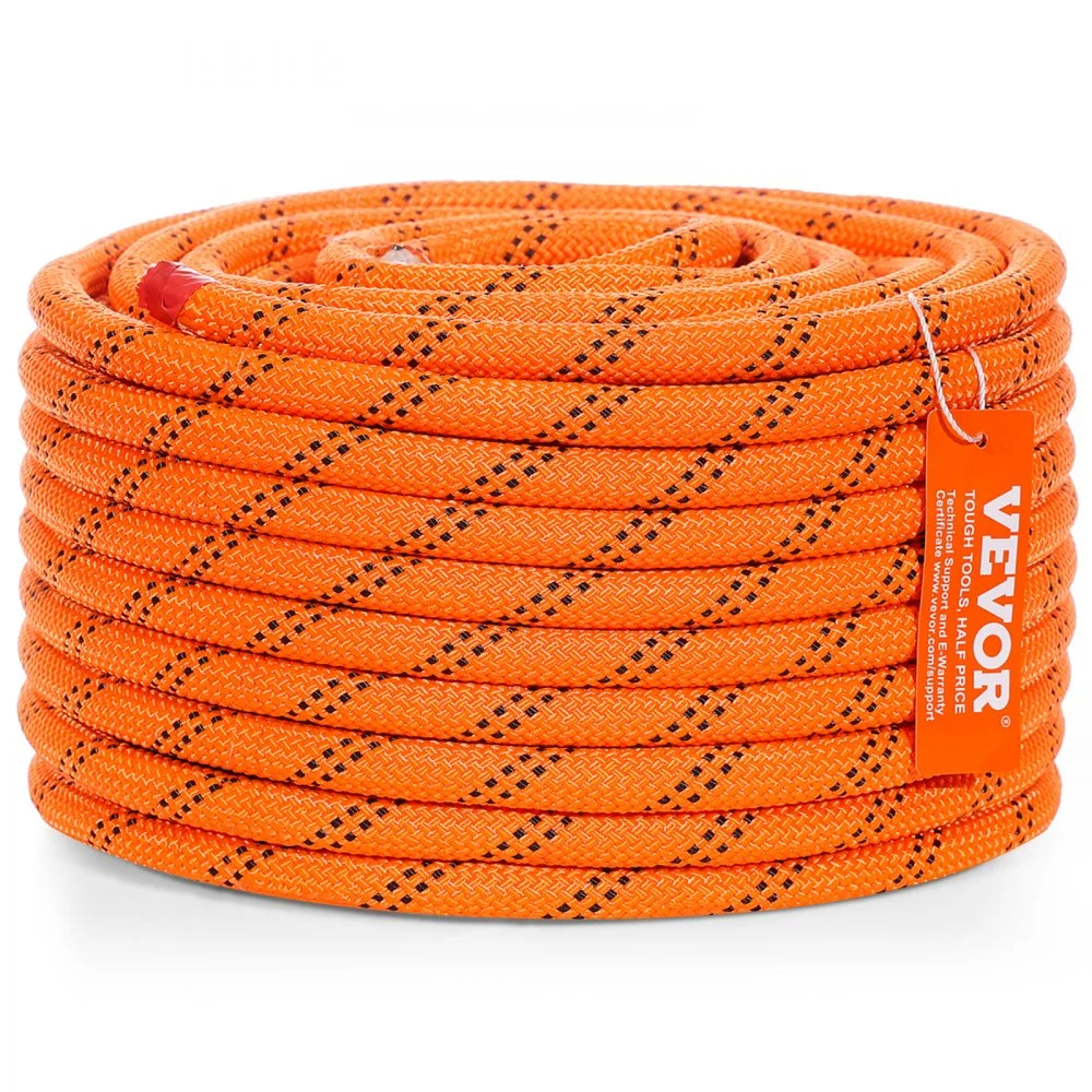 VEVOR Arborist Tree Climbing Rope Double Braid Polyester 1/2