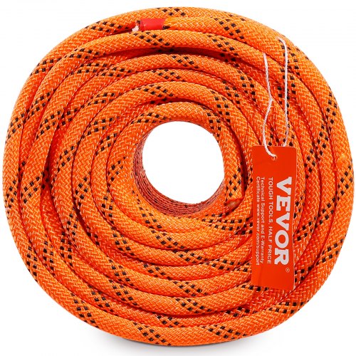 VEVOR Dual-Weave Polyester Cord, 3/8 inch by 120 feet, 48-Strand, 4000 ...