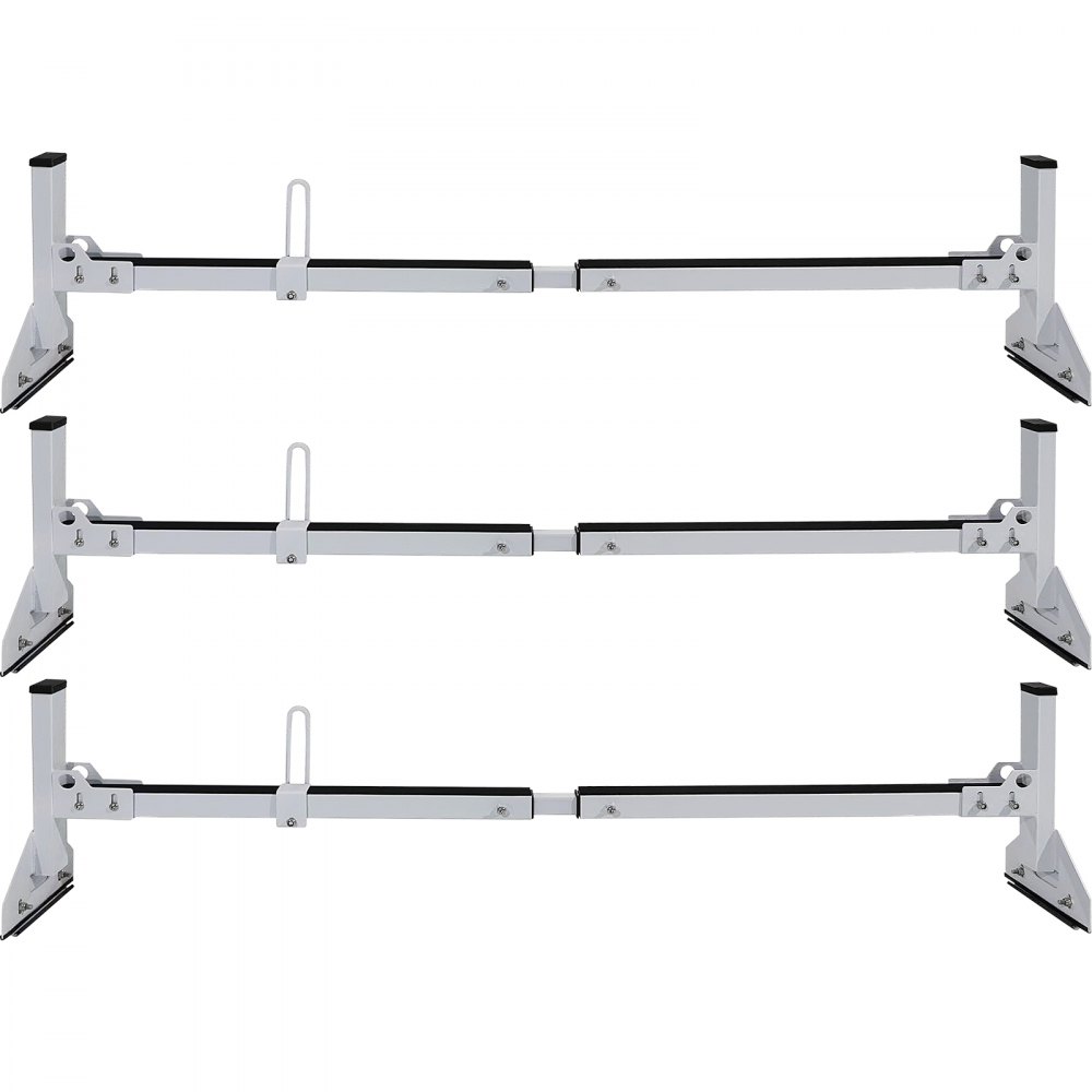VEVOR Van Roof Ladder Rack, 3 Bars, 661 LBS Capacity, 46.9
