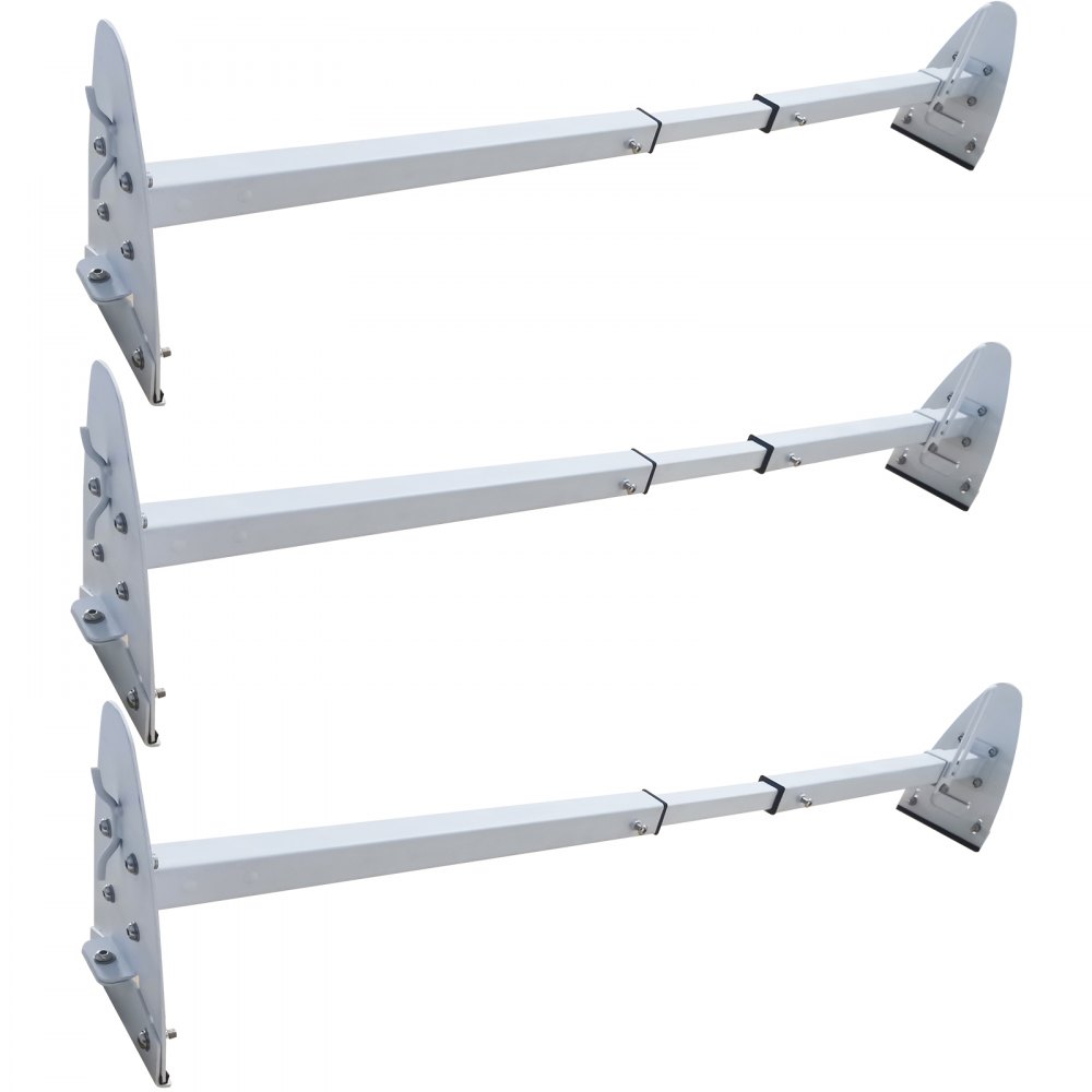 VEVOR Van Roof Ladder Rack, 3 Bars, 661 LBS Capacity, 52