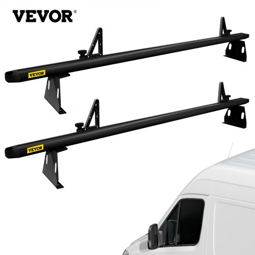 VEVOR Van Roof Ladder Rack, 2 Bars, 661 LBS Capacity, Heavy Duty