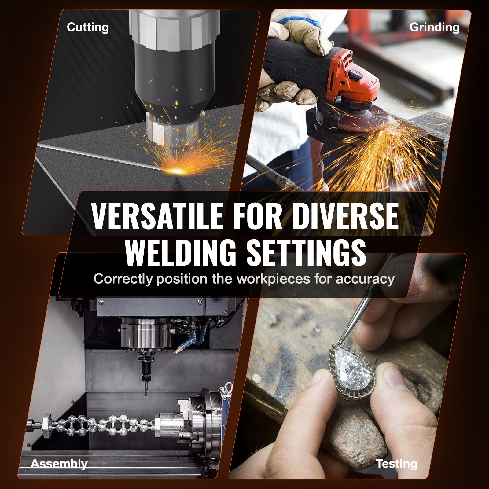 VEVOR Rotary Welding Positioner 10KG, 0-90° Welding Positioning