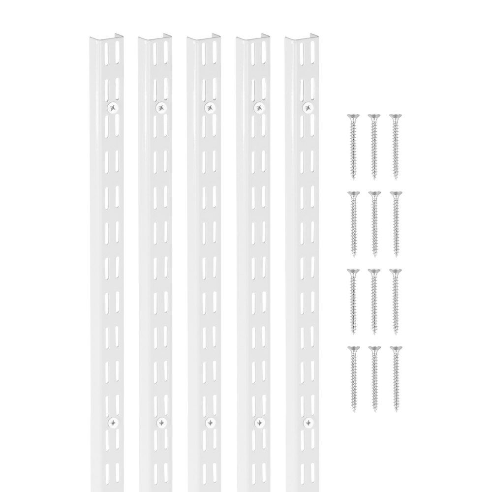 Middle Shelftrack VEVOR Closet Maid Shelf Track — Adjustable Height & Width