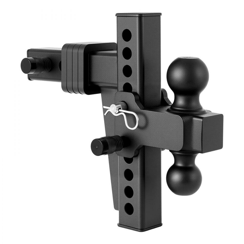 VEVOR Adjustable Trailer Hitch, Fit 2 Inch Receiver, Trailer Hitch ...