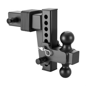 VEVOR Adjustable Trailer Hitch, Fit 2.5 Inch Receiver, Trailer Hitch ...