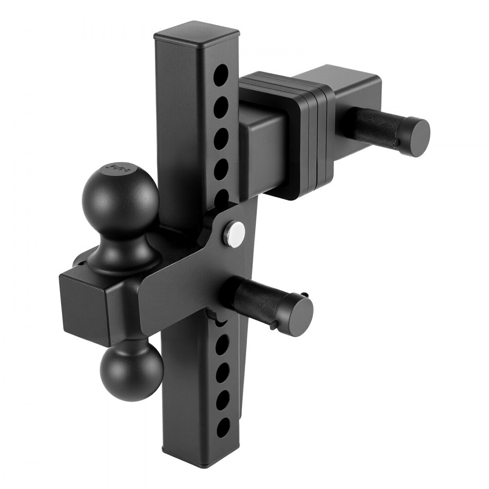 VEVOR Adjustable Trailer Hitch, Fit 2.5 Inch Receiver, Trailer Hitch ...