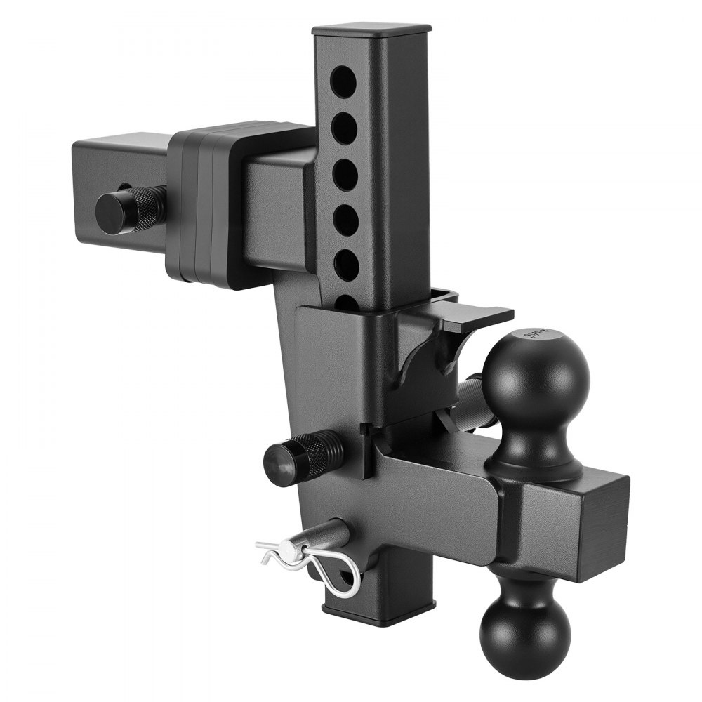 VEVOR Adjustable Trailer Hitch, Fit 2.5 Inch Receiver, Trailer Hitch ...
