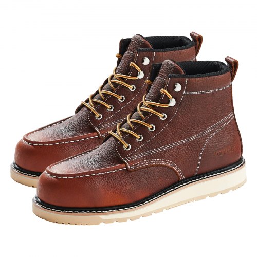 Steel Toe Work Boots US Size 11 Waterproof Moc Toe for Men Slip ...