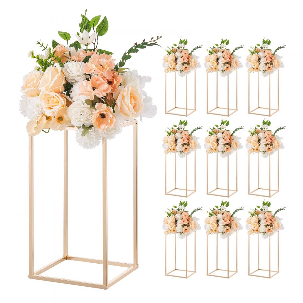 VEVOR Wedding Flower Stand, 10PCS 40cm Column Flower Stand, Floral ...