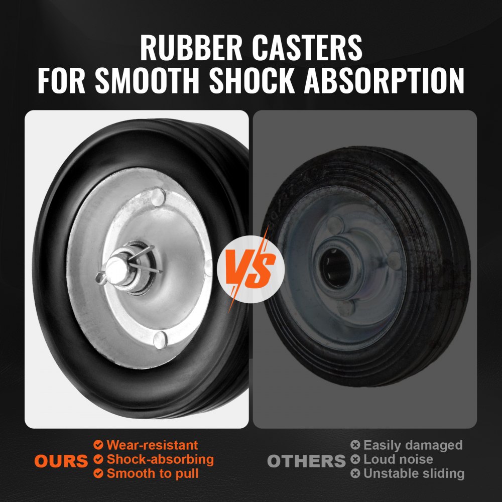 VEVOR Sliding Gate Kit, 6” Rolling Gate Hardware Kit, Universal ...