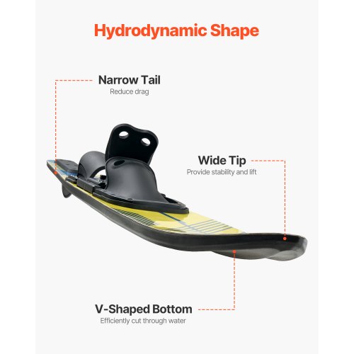 VEVOR 67-inch Water Skis Combo Adults Water Skis with X-9 VEVOR 67-inch Water Skis Combo Adults Water Skis with X-9