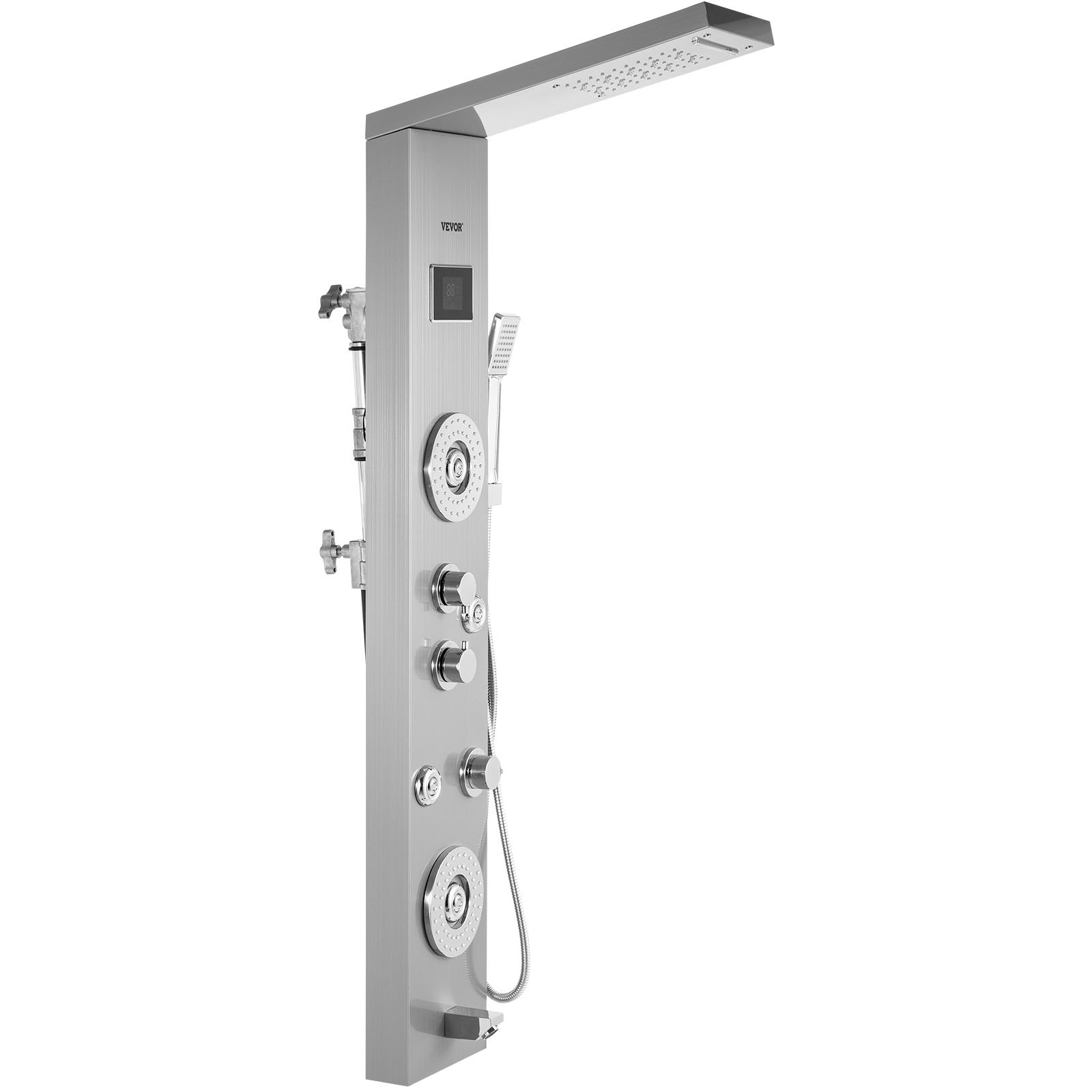 VEVOR VEVOR 6 in 1 Shower Tower Panel Stainless Steel LED Display Wall