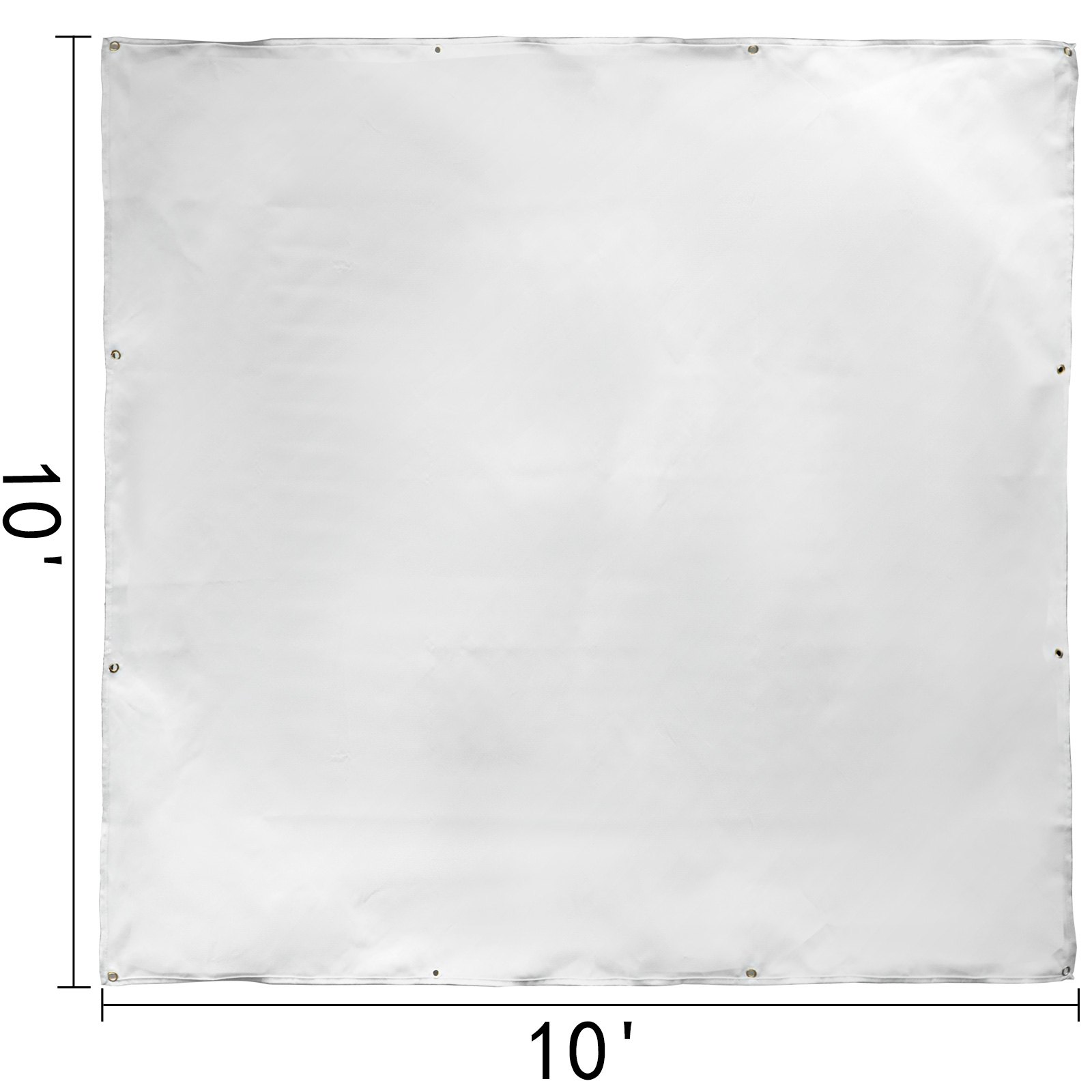 VEVOR 10 x 10 Ft Welding Blankets Black Fiberglass Blanket Portable