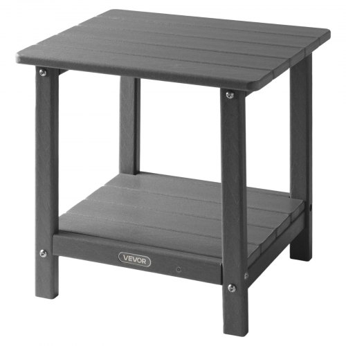 VEVOR HDPE Outdoor Side Table – 17.72 x 14.96 x 17.32 Inch