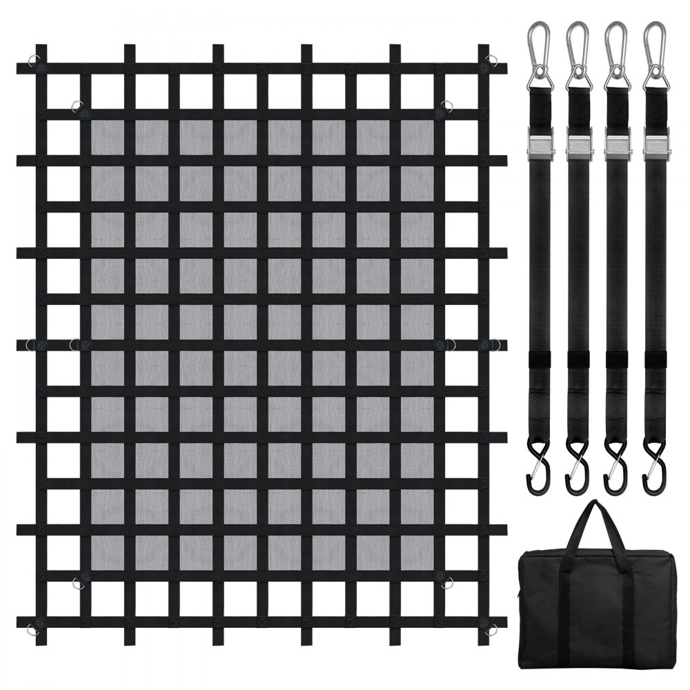 VEVOR Heavy-Duty Cargo Net— Load Capacity Up to 1500 lbs
