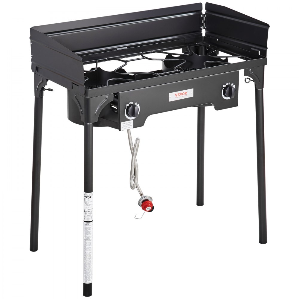 Modular Cooking Pot VEVOR Double Burner Outdoor Camping Stove, 60,000-BTU Camping Modular ...