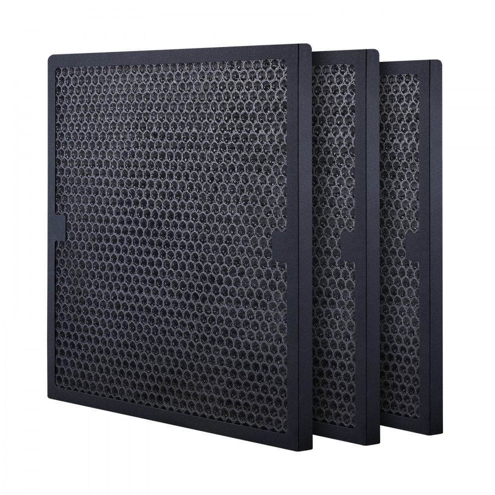 VEVOR Active Carbon Filters, 3 Pack, 16'' x 19'' Air Filter Replacement ...