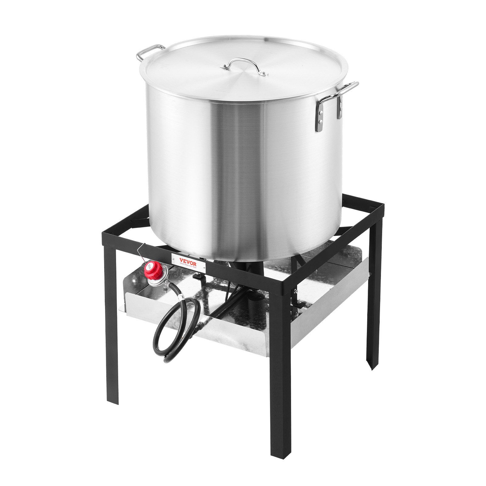 VEVOR 60 Qt Seafood Boiling Kit with Strainer, Outdoor Seafood Boil Pot ...