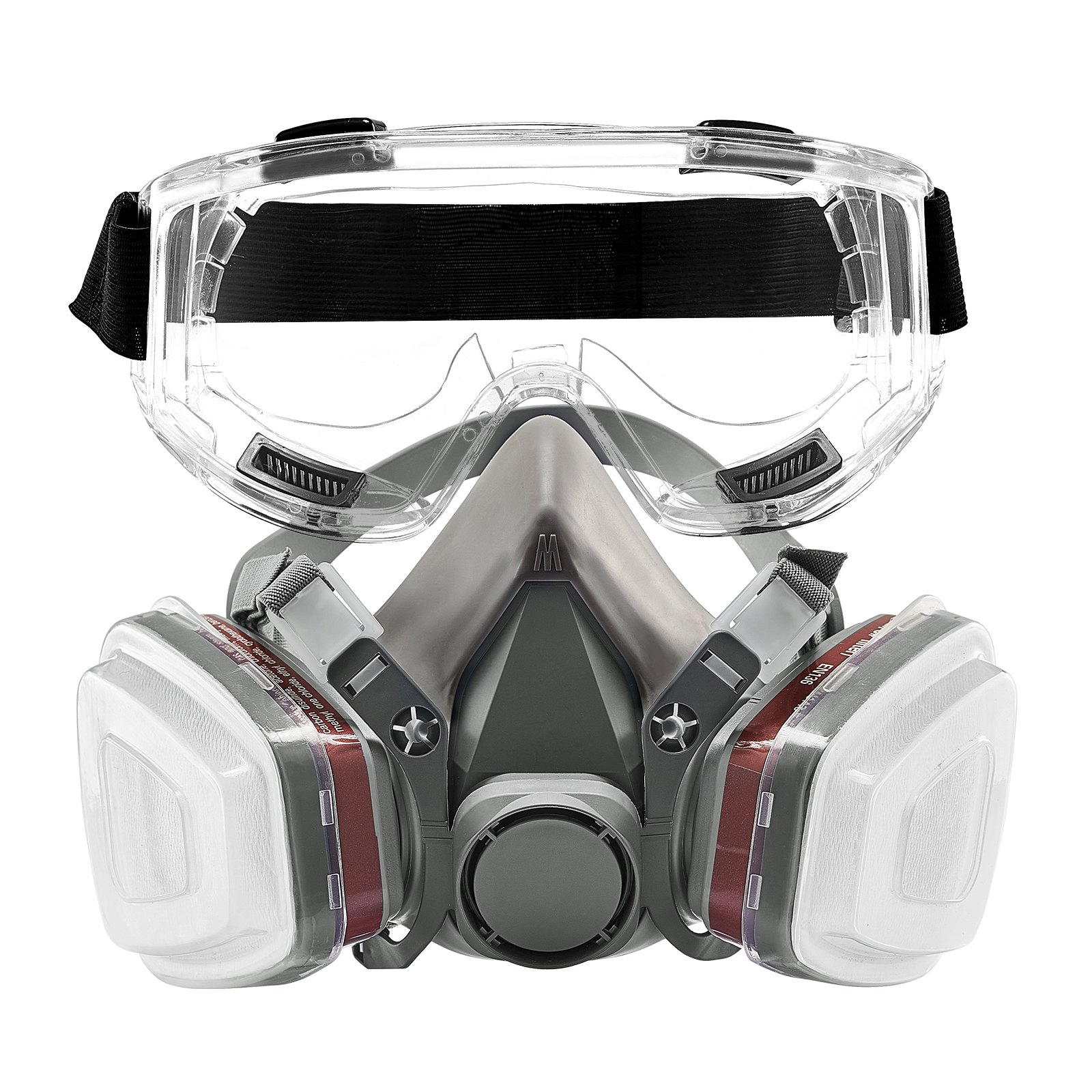 Mask Incerts VEVOR Half Respirator Mask – Dual Filters, 12 KN95 Inserts