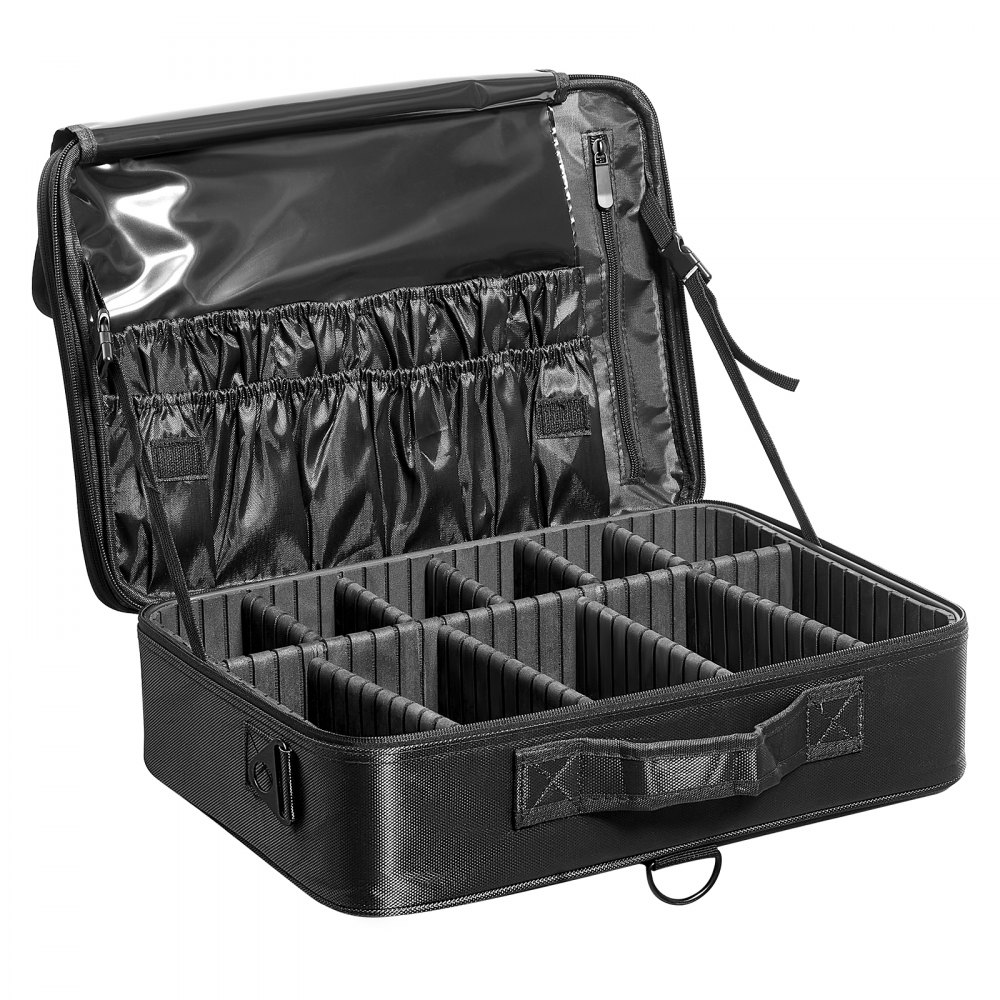 VEVOR VEVOR Makeup Train Case Large Storage 3 Tiers, Convenient Carry ...