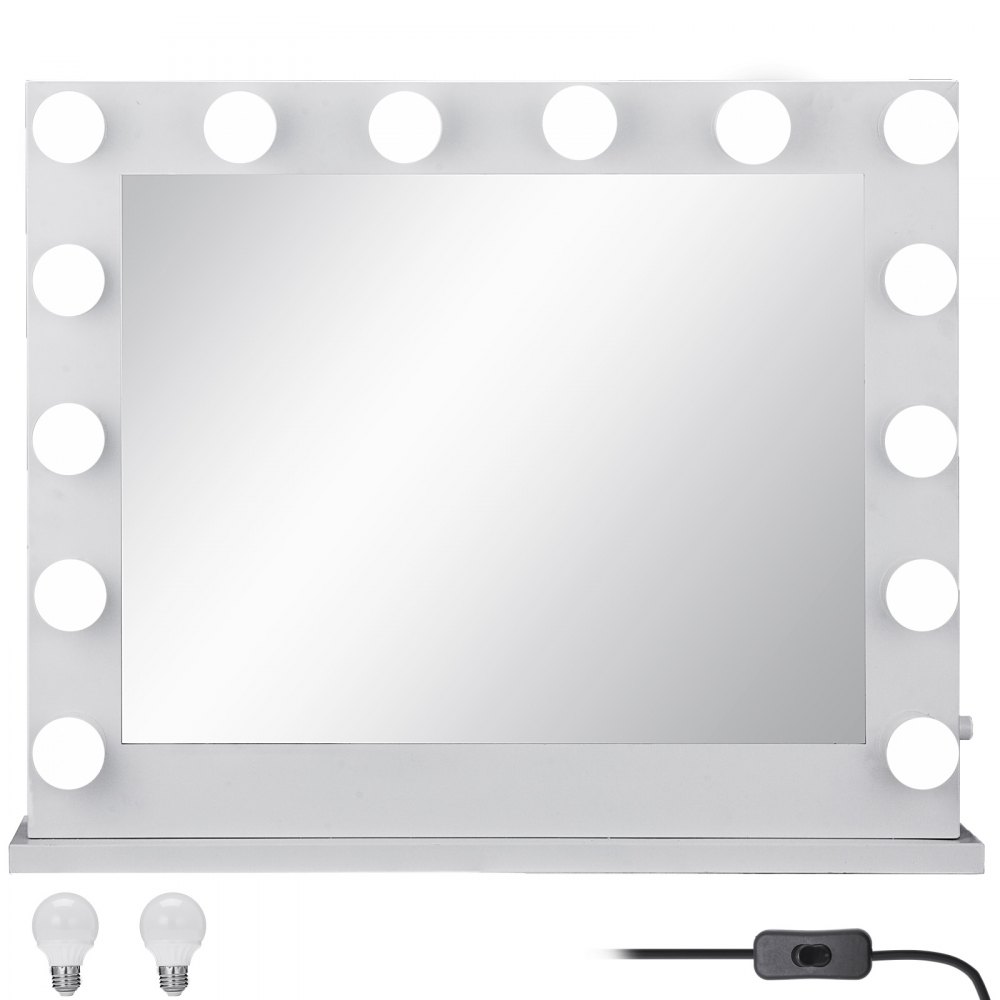 Hollywood Makeup Vanity Mirror Lighted Mirror Dimmer White led