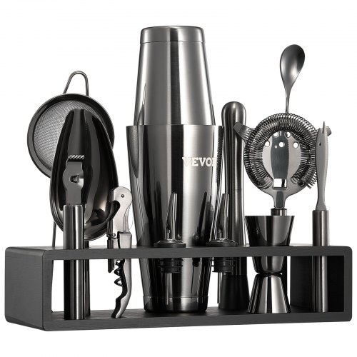 VEVOR Bartender Tools Kit — 13-Piece Stainless Steel Bar Set