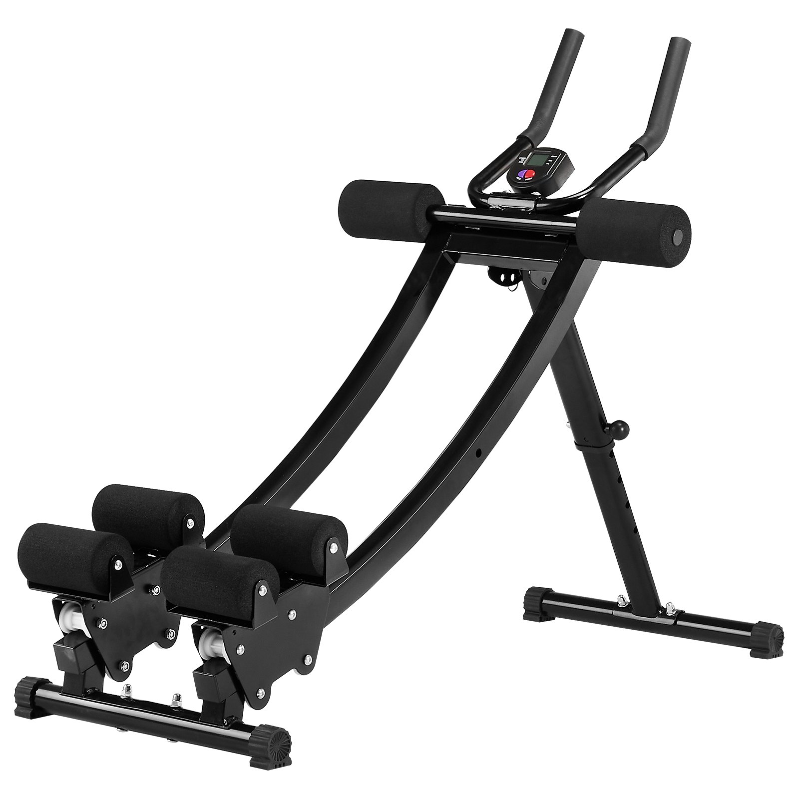 Small Abs Machine VEVOR Ab Workout Home Equipment –16 Levels, 440 lbs Capacity
