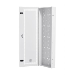 Structured Media Center Enclosure 42 in with Vented Hinged Door Cable ...