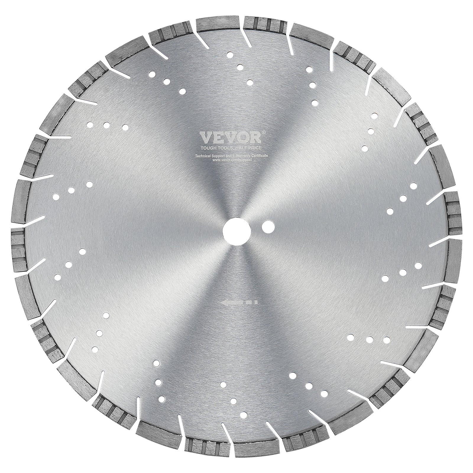 VEVOR Diamond Blade, 16inch/400mm Concrete Saw Blade Wet or Dry, 0 ...